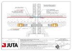 TD-JUTA.GP-TF.011 - Suspended Slab - Internal Wall Detail - Radon Sump Below + Membrane Above Slab