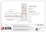 TD-JUTA.GP1.050 - Ground Bearing Slab - Perimeter Detail - Membrane Below Slab - External Ground Level
